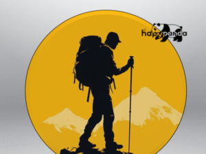 Round Decorative Fridge Magnet – Mountain Treak